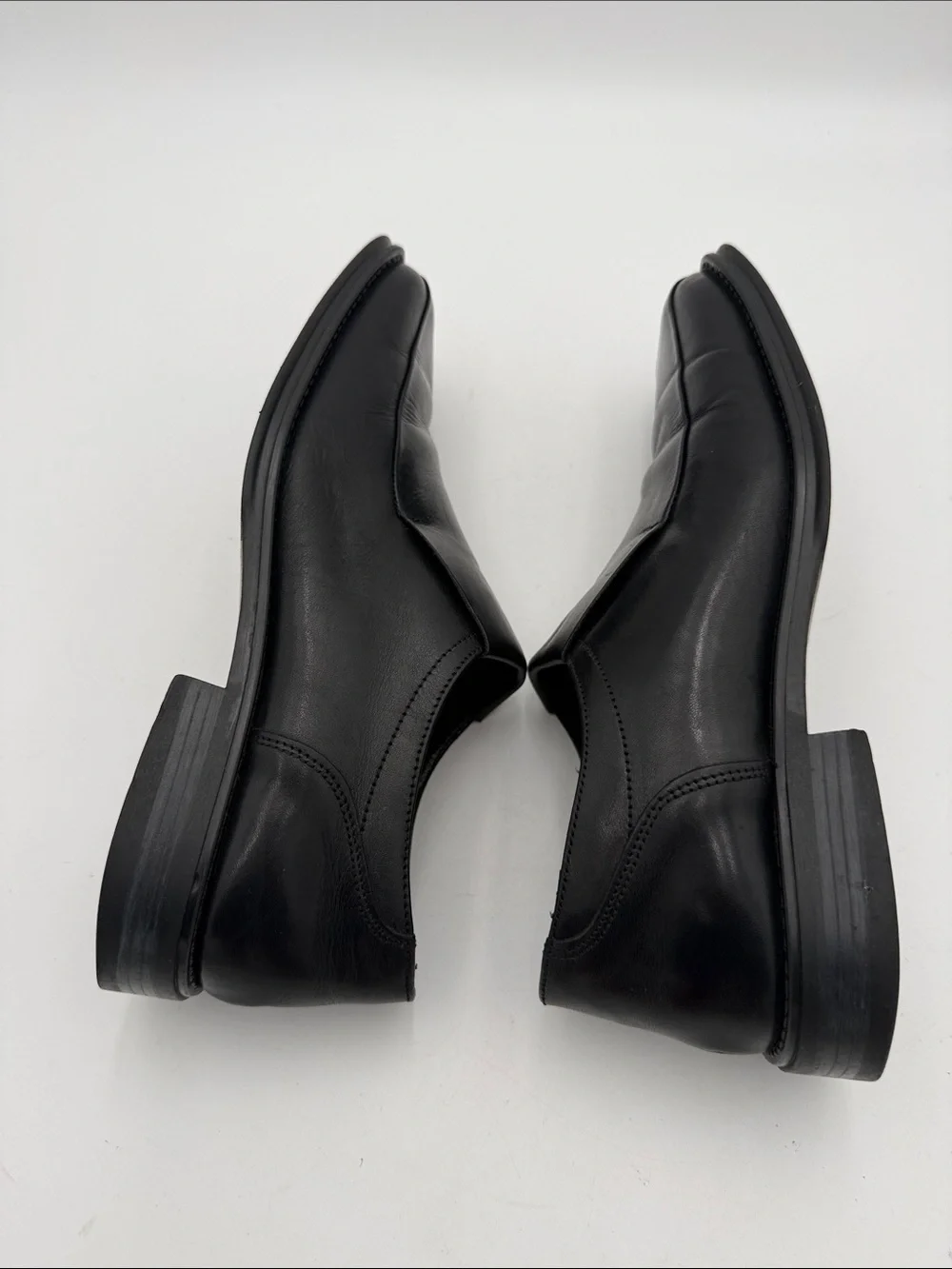 Stephan bossi Men's Black Slip-On Dress Shoes 10.5M casual office Y2K grandpa